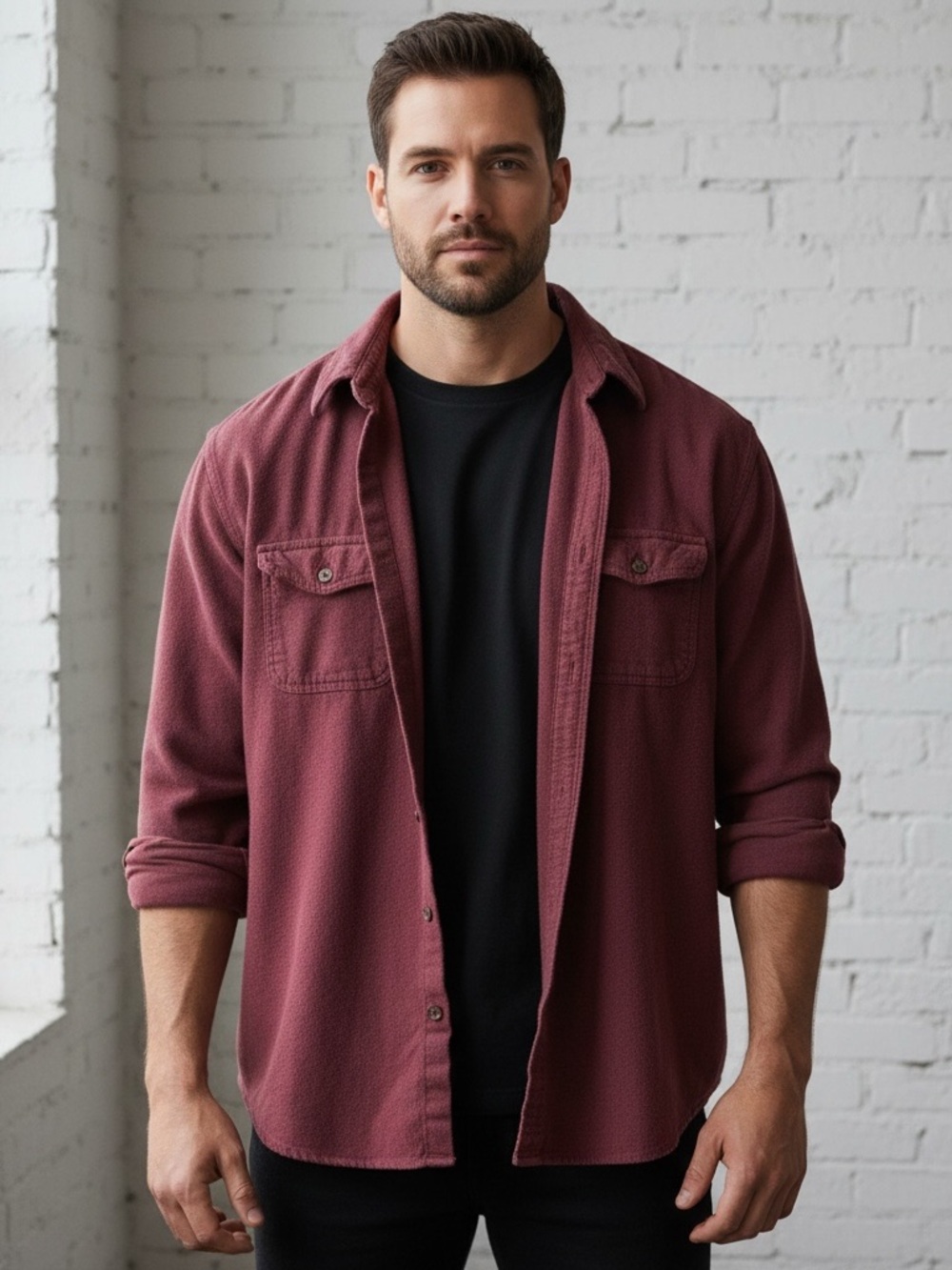 Schmidt | Casual button down flannel size extra large tall